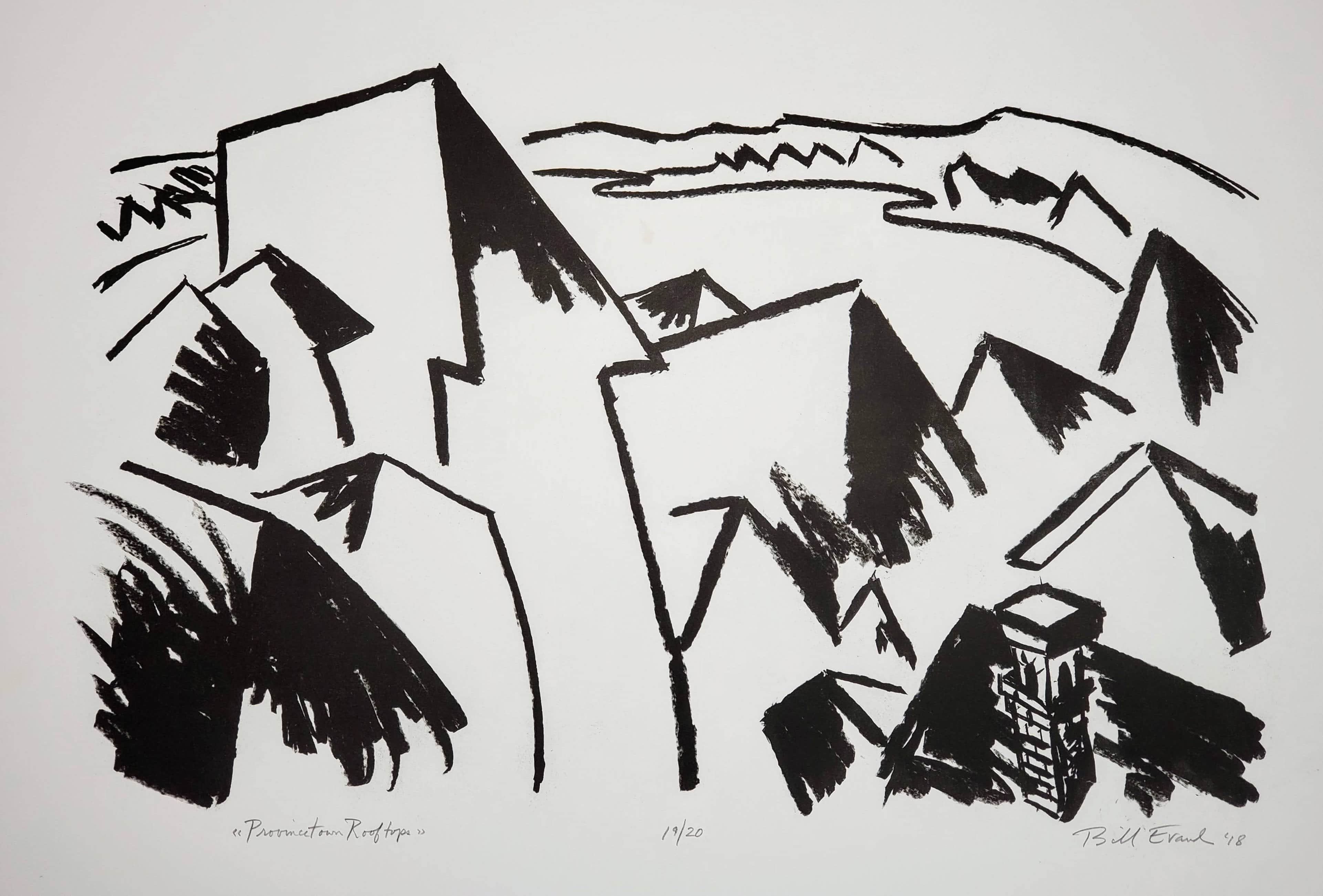 Dancing Houses, 2018, 30" x 23"